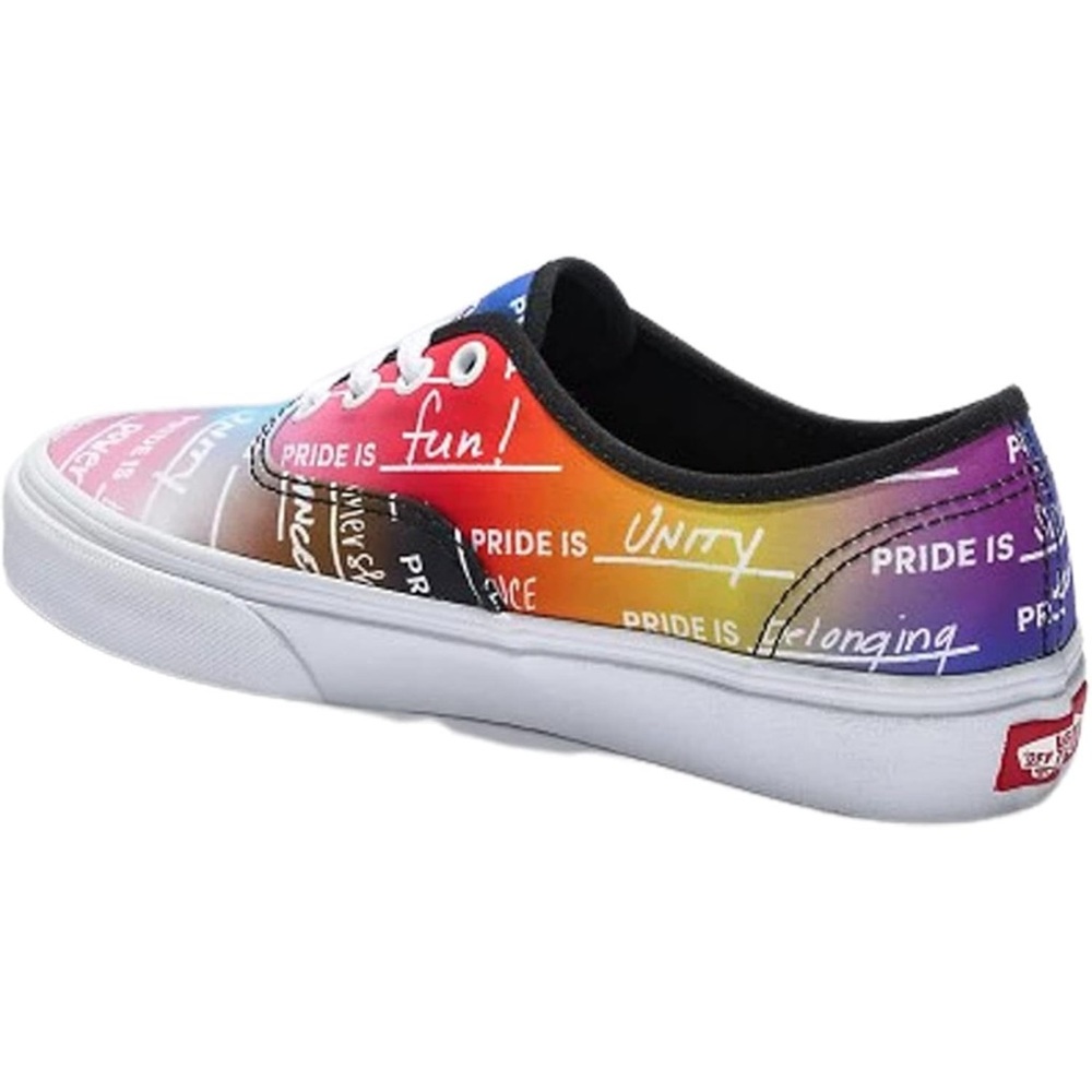 NWT Vans unisex Pride Authentic tie dye sneakers. Size 5.5 - Picture 2 of 10